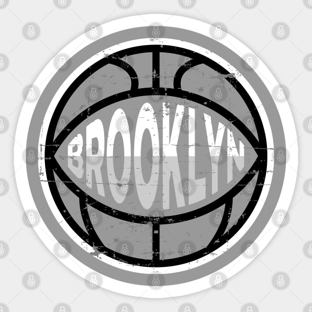 Brooklyn Basketball 1 Sticker by HooPet